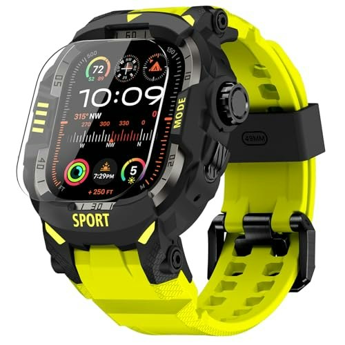 Dabaoza Rugged Apple Watch Tactical Case and Band 49mm: $32.29 Dabaoza Rugged Apple Watch Tactical Case and Band 49mm: $32.29