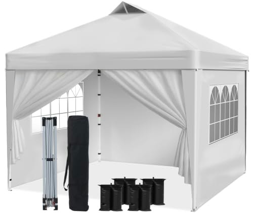 10x10-Foot Pop-Up Canopy Tent with 4 Sidewalls: $118.99 10x10-Foot Pop-Up Canopy Tent with 4 Sidewalls: $118.99