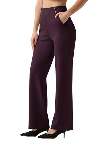 Willit Women's High-Waisted Wide-Leg Dress Pants: $31.99 Willit Women's High-Waisted Wide-Leg Dress Pants: $31.99
