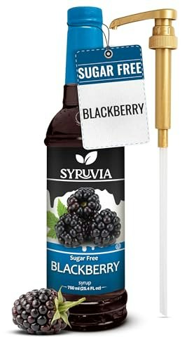 Syruvia Sugar-Free Blackberry Syrup 25.4-oz. Bottle with Pump: $10.99 Syruvia Sugar-Free Blackberry Syrup 25.4-oz. Bottle with Pump: $10.99