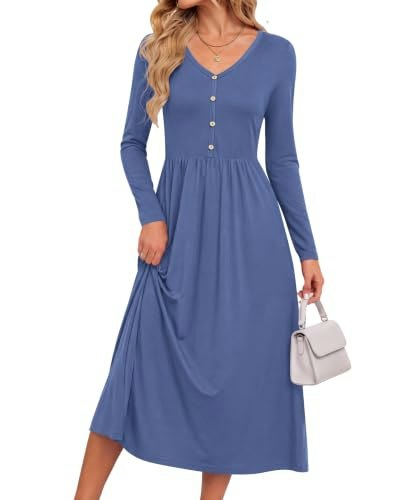 Molerani Women's Long Sleeve Midi Dress: $28.77 Molerani Women's Long Sleeve Midi Dress: $28.77