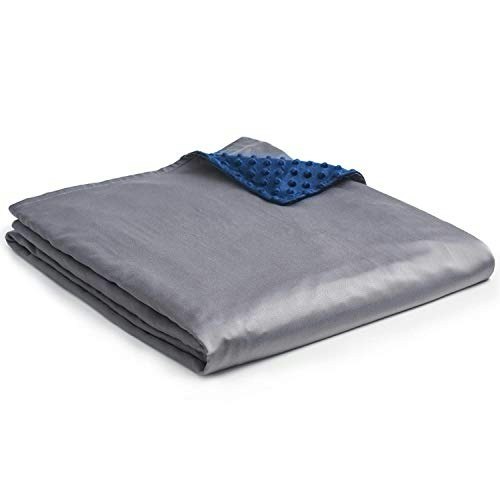 YnM 60x80-Inch Dual-Sided Duvet Cover for Weighted Blankets: $38.15
