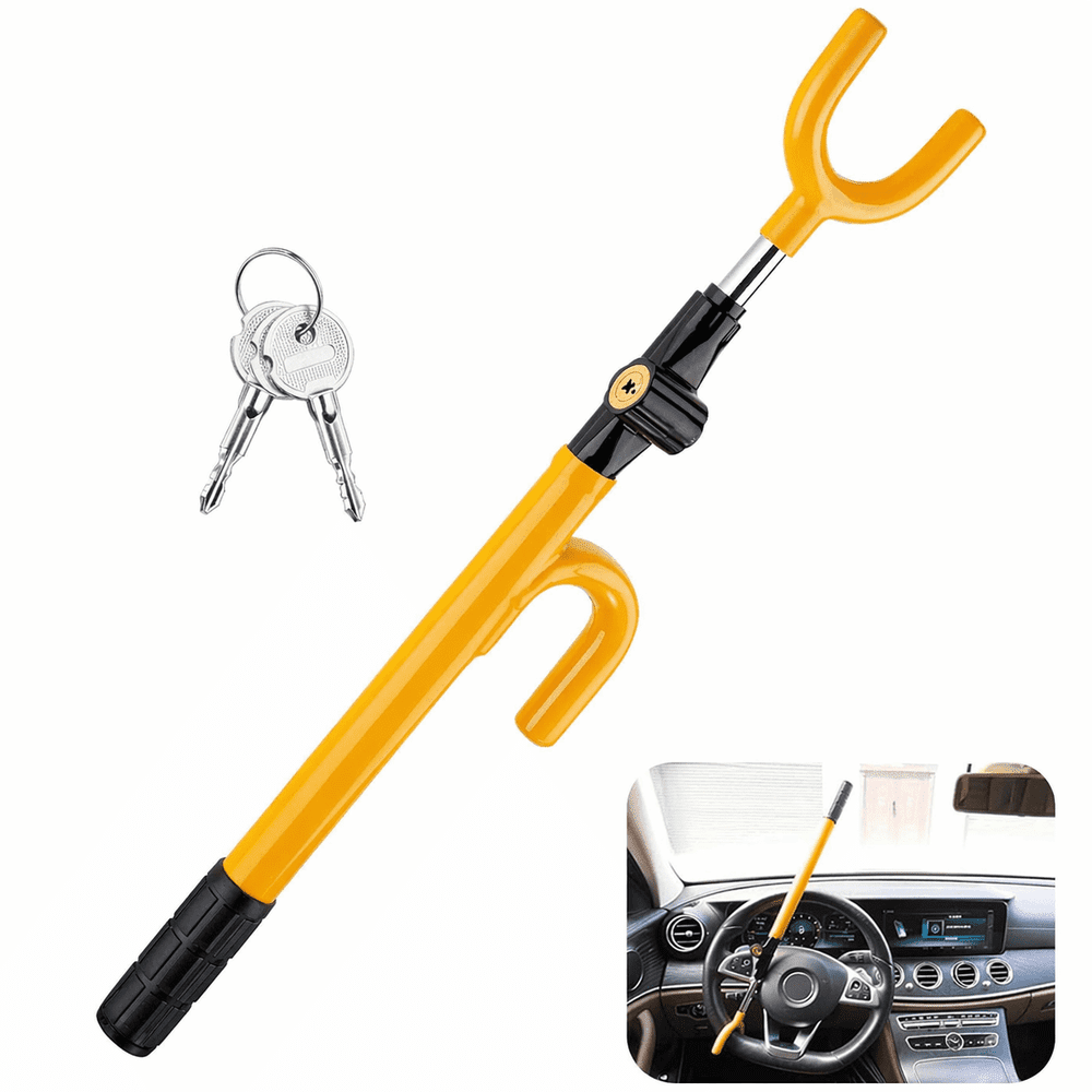 Universal Heavy Duty Vehicle Steering Wheel Lock: $18.59 Universal Heavy Duty Vehicle Steering Wheel Lock: $18.59