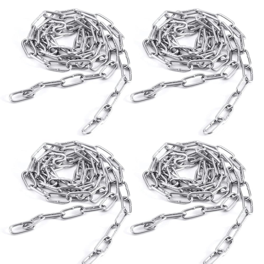 Bexikou 304 Stainless Steel Link Chain 4-Pack: $10 Bexikou 304 Stainless Steel Link Chain 4-Pack: $10