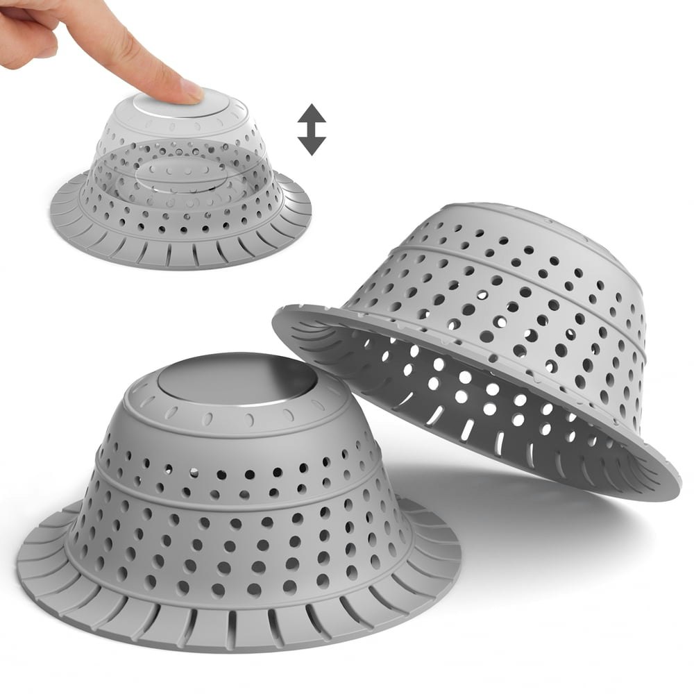 Propuri Silicone Bathtub Drain Hair Catcher 2-Pack: $8.99 Propuri Silicone Bathtub Drain Hair Catcher 2-Pack: $8.99