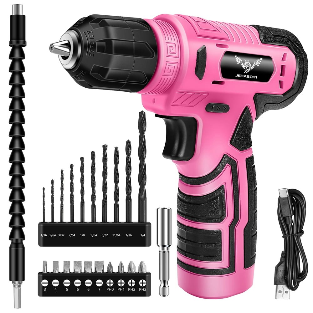 Jenabom 8V Cordless Drill Set 23-Piece: $19.50 Jenabom 8V Cordless Drill Set 23-Piece: $19.50