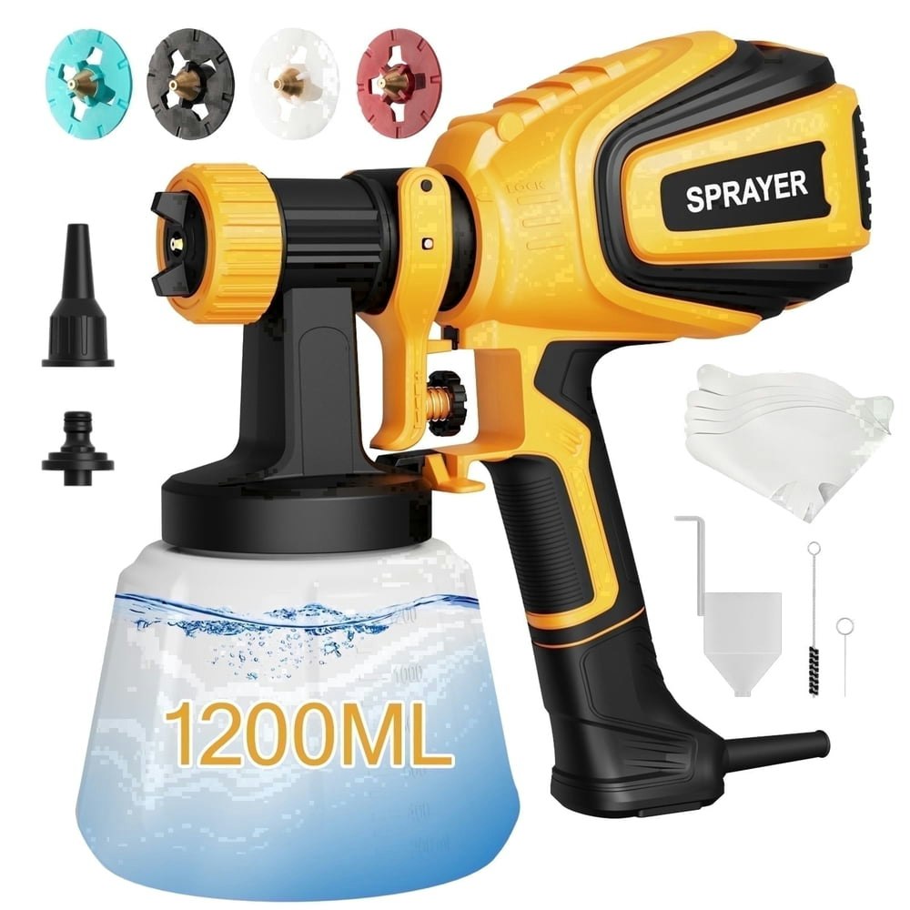 Patodor 1,200ml HVLP Electric Paint Sprayer: $35.99 Patodor 1,200ml HVLP Electric Paint Sprayer: $35.99