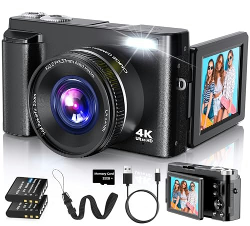 Duluvulu 48MP 4K Digital Vlogging Camera: $58.96 Duluvulu 48MP 4K Digital Vlogging Camera: $58.96