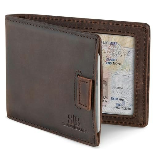 RFID Blocking Leather Slim Money Clip Bifold Wallet: $23.95 RFID Blocking Leather Slim Money Clip Bifold Wallet: $23.95