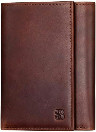 Serman Brands Men's Trifold RFID-Blocking Leather Wallet: $29.74 Serman Brands Men's Trifold RFID-Blocking Leather Wallet: $29.74