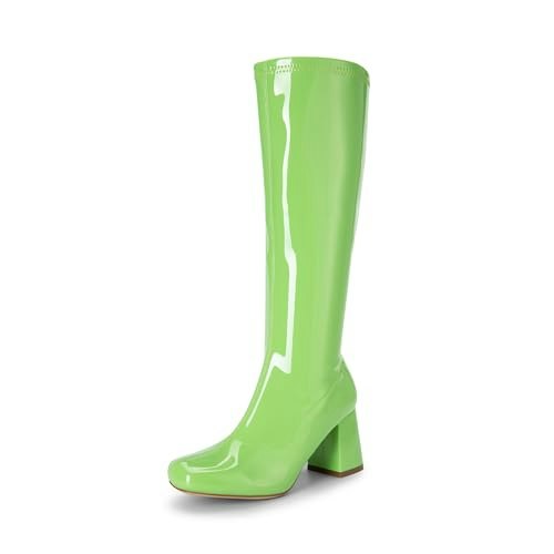 Dream Pairs Women's Chunky Knee High Gogo Boots: $45.99 Dream Pairs Women's Chunky Knee High Gogo Boots: $45.99