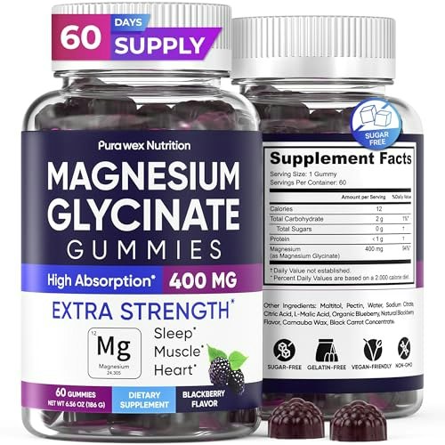 Magnesium Glycinate 400mg Gummies: $17.98 Magnesium Glycinate 400mg Gummies: $17.98