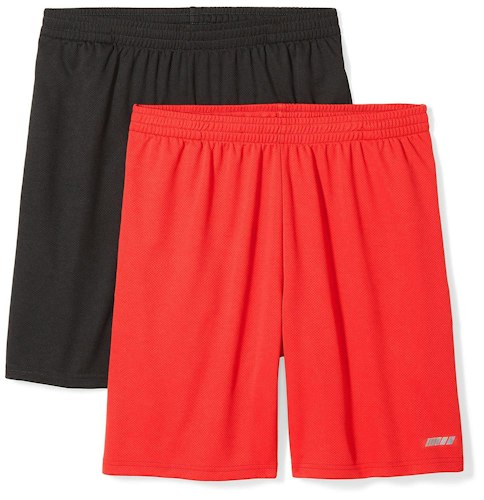 Amazon Essentials Men's Athletic Basketball Gym Shorts 2-Pack for from $6.32 + free shipping w/ Prime