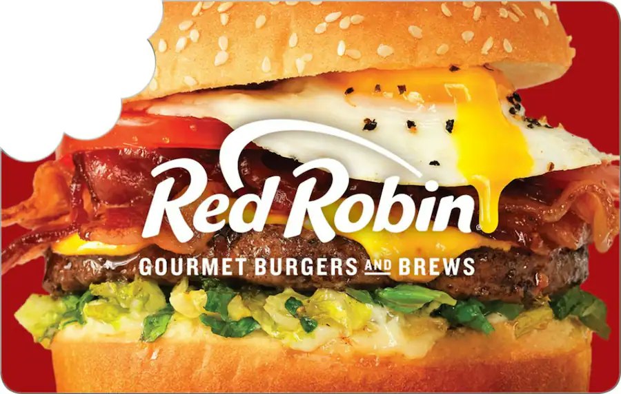 $25 Red Robin Gift Card: $20