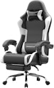 Dowinx Ergonomic Gaming Chair w/ Footrest & Massage Lumbar Support for $77 + free shipping