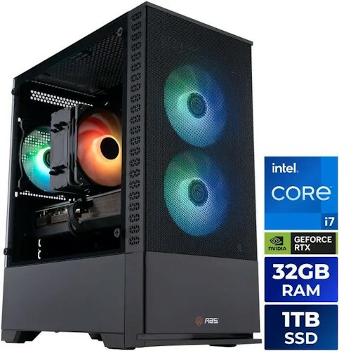 ABS Cyclone Aqua Core i7-14700F Gaming Desktop PC for $1,200 + free shipping