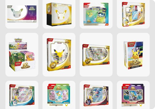 eBay Pokemon 30th Celebration Deals for From $10 + shipping varies
