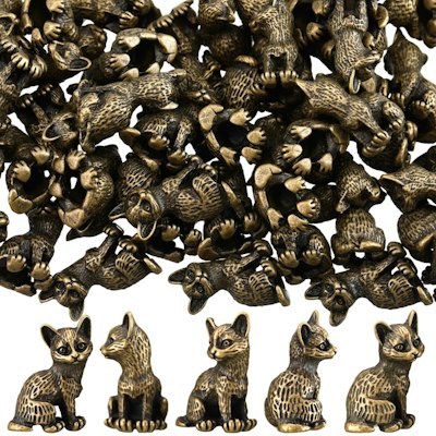 Mini Brass Figurine 50-Piece Sets for $14 + free shipping w/ Prime