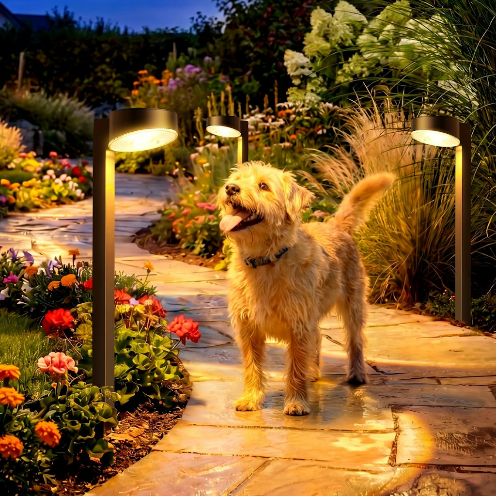 Volisun Solar Pathway Lights 12-Pack: $40