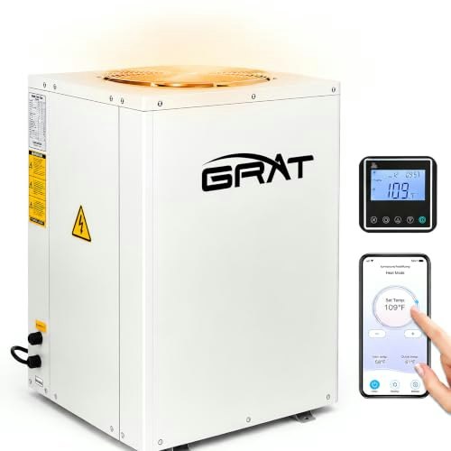 Oibath 35,000-BTU Full Inverter Pool Heat Pump: $550
