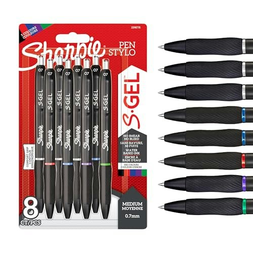 Sharpie S-Gel 0.7mm Medium Point Gel Pens 8-Pack: $16.71