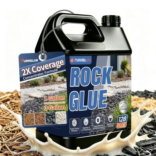 Furrelor 1-Gallon Rock and Mulch Landscaping Glue : $28.18