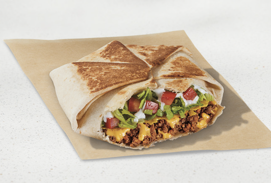 Taco Bell Crunchwrap: $1