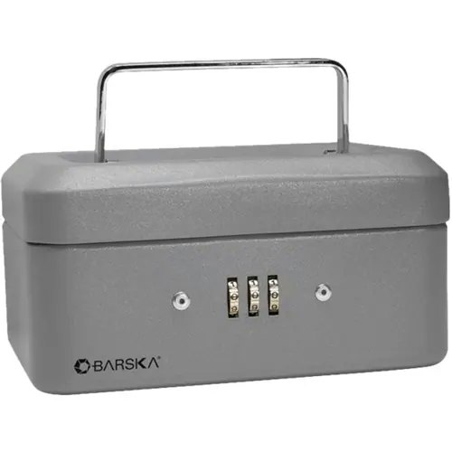 Barska 6" Cash Box w/ Combination Lock: $24