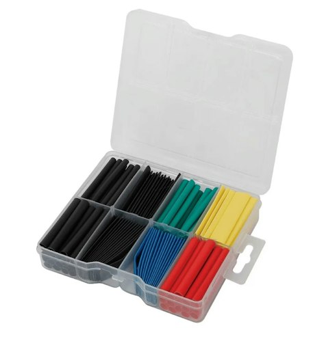 Hyper Tough 120-Piece Heat Shrink Tubing Assortment for $6 + pickup