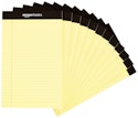 Amazon Basics 50-Sheet Narrow Ruled 5" x 8" Lined Writing Note Pad 12-Pack for $7.31 w/ Sub & Save for Prime + free shipping