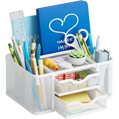 Marbrasse Mesh Desk Organizer w/ Drawer for $12 + free shipping w/ $35