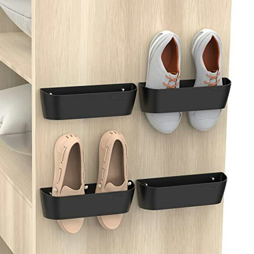 Yocice Wall Shoe Rack 4-Pack: $21.99 Yocice Wall Shoe Rack 4-Pack: $21.99