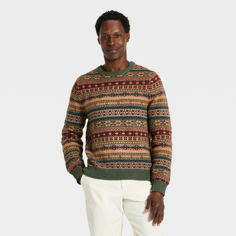 Goodfellow & Co Men's Vintage Fair Isle Crewneck Sweater: $40 Goodfellow & Co Men's Vintage Fair Isle Crewneck Sweater: $40