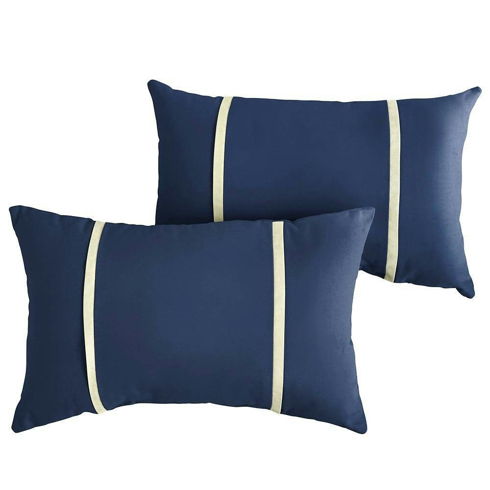 Sunbrella Canvas Outdoor Lumbar Throw Pillows 2-Pack: $90.99 Sunbrella Canvas Outdoor Lumbar Throw Pillows 2-Pack: $90.99