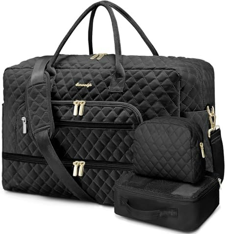 Women's Travel Weekender Duffel Bag: $33.99