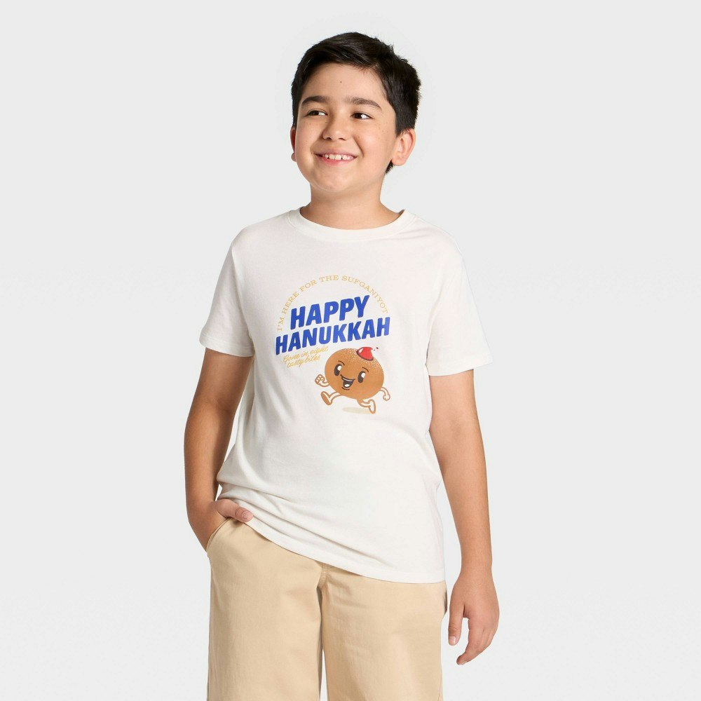 Cat & Jack Boys' Short Sleeve Happy Hanukkah Graphic T-Shirt: $6 Cat & Jack Boys' Short Sleeve Happy Hanukkah Graphic T-Shirt: $6