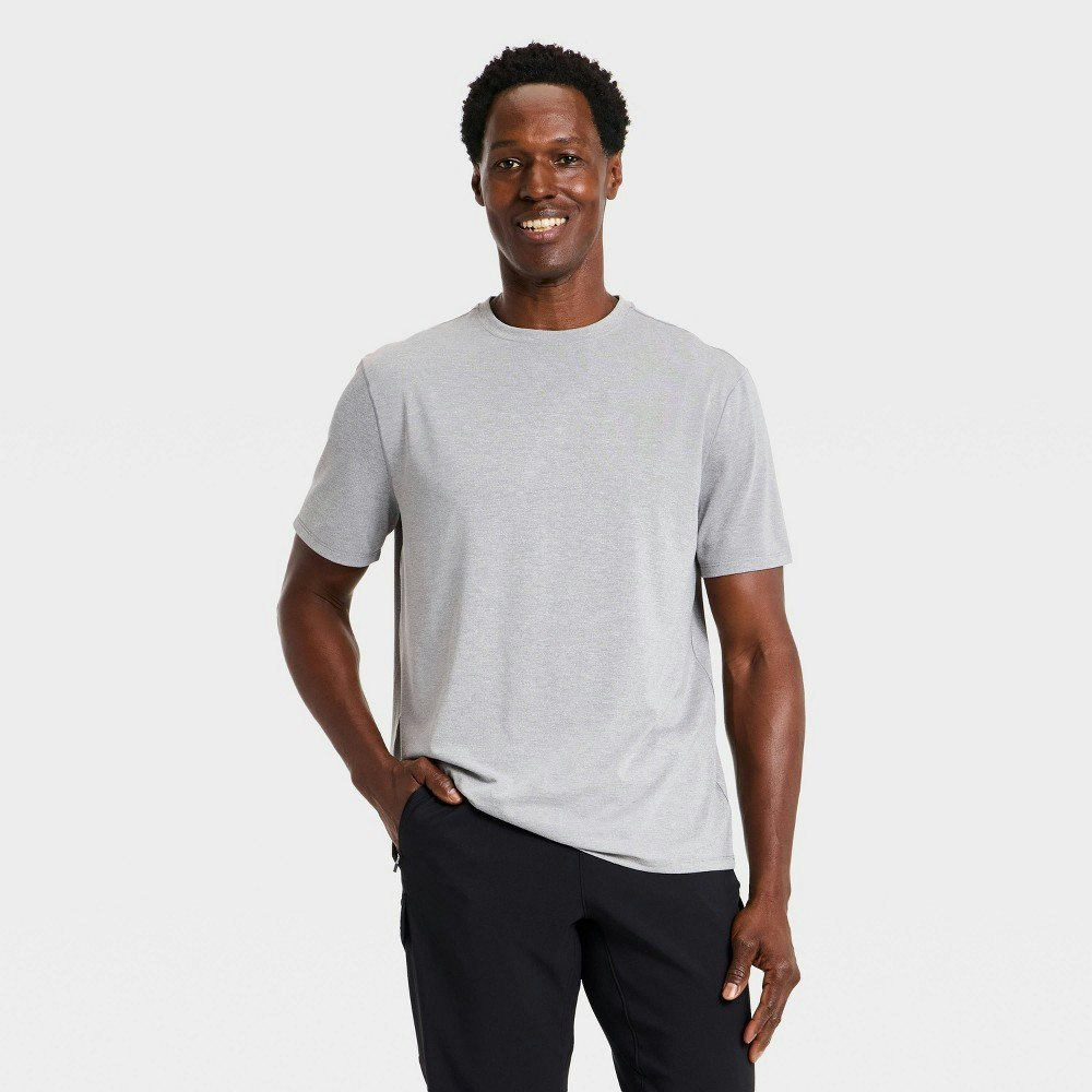 All in Motion Men's Heathered Training T-Shirt: $20 All in Motion Men's Heathered Training T-Shirt: $20