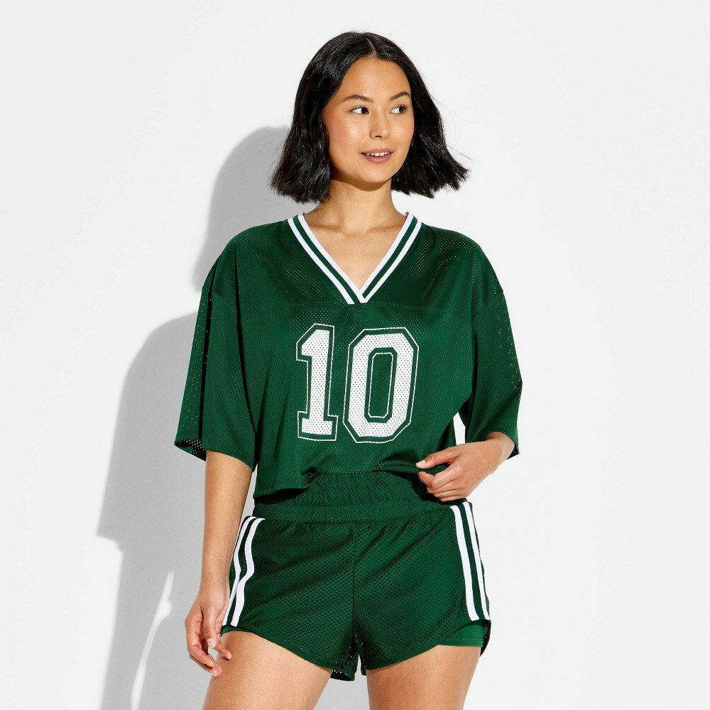JoyLab Women's Mesh Jersey Short Sleeve Top: $20 JoyLab Women's Mesh Jersey Short Sleeve Top: $20