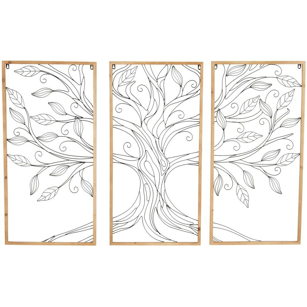 Olivia & May Metal Tree Wall Decor 3-Piece Set: $219.99