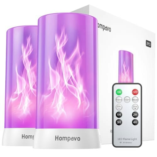 Hompavo Rechargeable Flame Light 4-Pack: $29.74 Hompavo Rechargeable Flame Light 4-Pack: $29.74