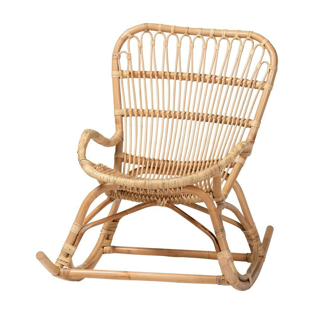 Bali & Pari Mahin Rattan Rocking Chair: $443.99 Bali & Pari Mahin Rattan Rocking Chair: $443.99