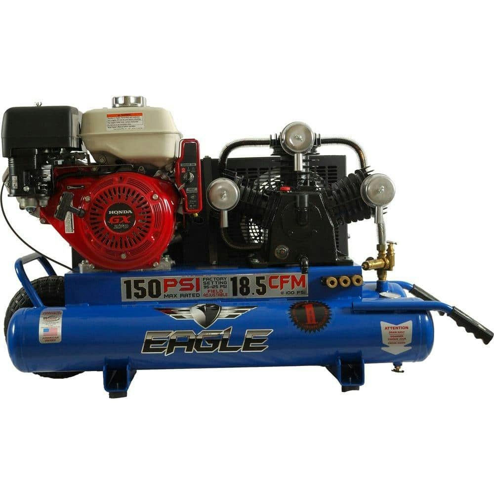Honda 10-Gallon Gas-Powered Wheelbarrow Air Compressor: $2,508.99 Honda 10-Gallon Gas-Powered Wheelbarrow Air Compressor: $2,508.99