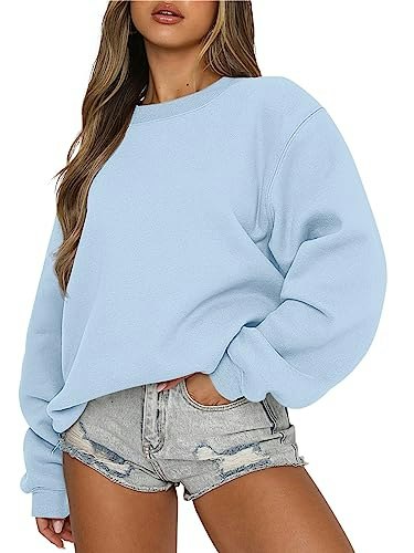 Anrabess Women's Oversized Crewneck Sweatshirt: $30.59