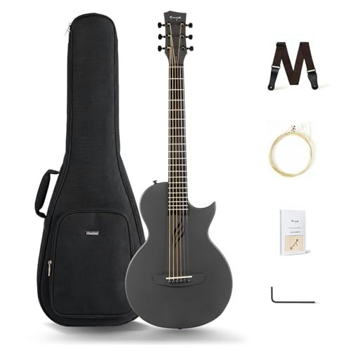 Enya Nova Go 35-Inch Carbon Fiber Acoustic Travel Guitar: $159.96