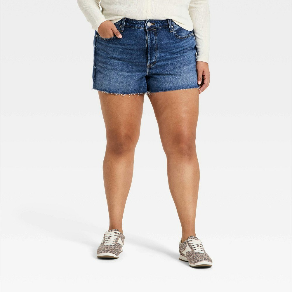 Universal Thread Women's High-Rise 2.5-Inch Cut-Off Jean Shorts: $28 Universal Thread Women's High-Rise 2.5-Inch Cut-Off Jean Shorts: $28
