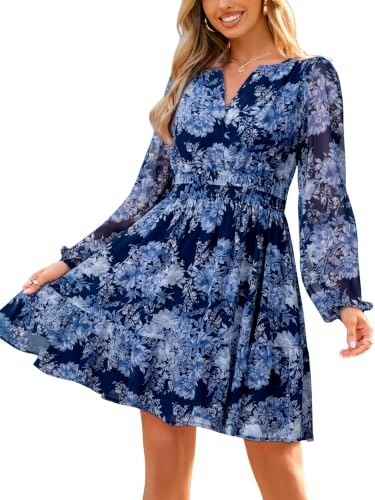 Simplee Women's Floral Chiffon Mini Dress: $33.99 Simplee Women's Floral Chiffon Mini Dress: $33.99