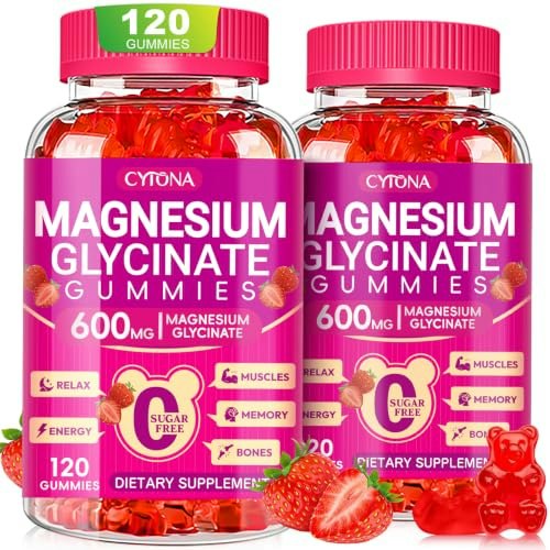 Magnesium Glycinate Gummies 600mg 2-Pack: $33.99 Magnesium Glycinate Gummies 600mg 2-Pack: $33.99