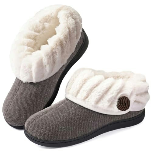 Wishcotton Women's Wool Cozy Slippers: $22.47