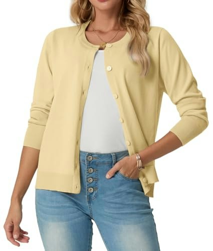 Grecerelle Women's Lightweight Cardigan Sweater: $22.94