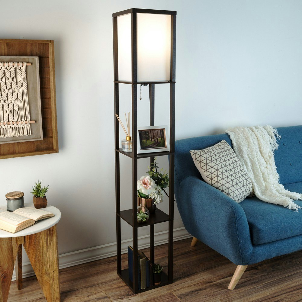 Lavish Home Etagere Torchiere Floor Lamp with Shelves: $68.99 Lavish Home Etagere Torchiere Floor Lamp with Shelves: $68.99